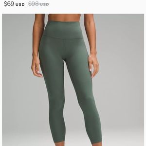 Lululemon-Align high rise pant 25”. New with tags.